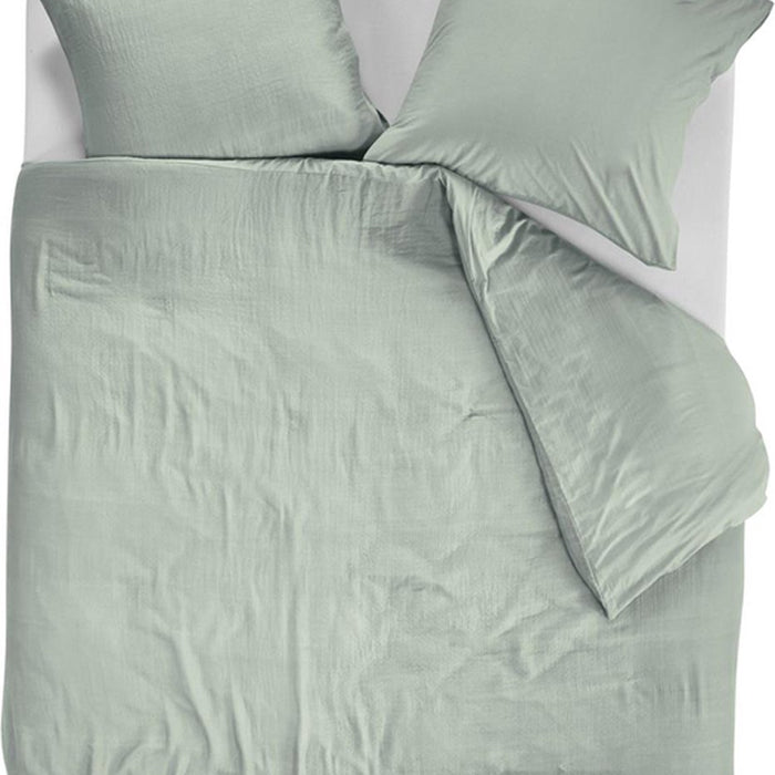 At Home Dekbedovertrek Mousseline Katoen Optimism - blue grey