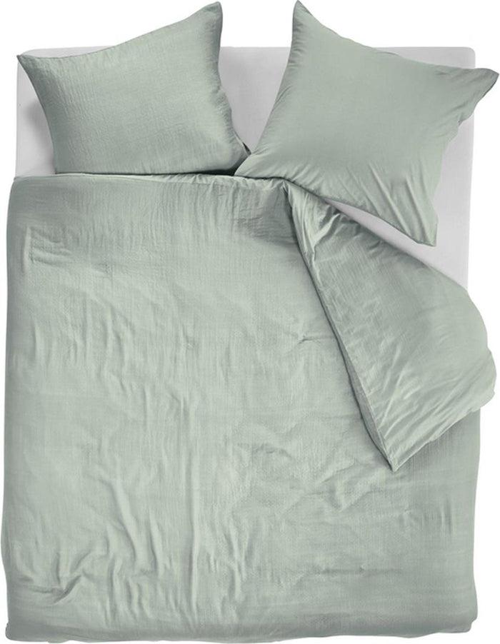 At Home Dekbedovertrek Mousseline Katoen Optimism - blue grey