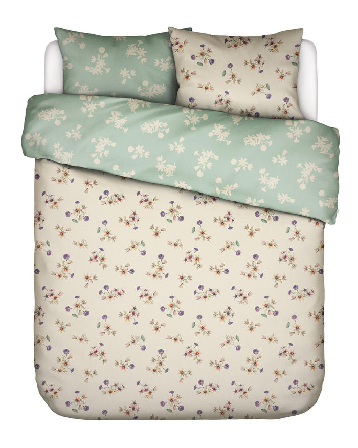 Essenza Fiora Dekbedovertrek 200 x 200|220 cm - Vanille