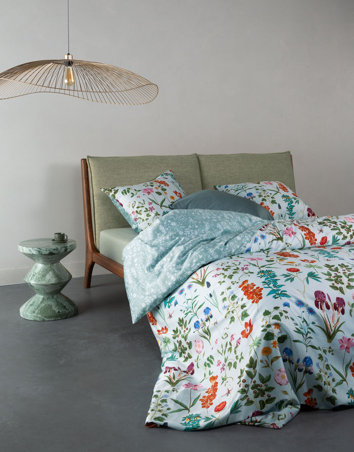 Essenza Marigold Dekbedovertrek 200 x 200|220 cm - Pastelblauw