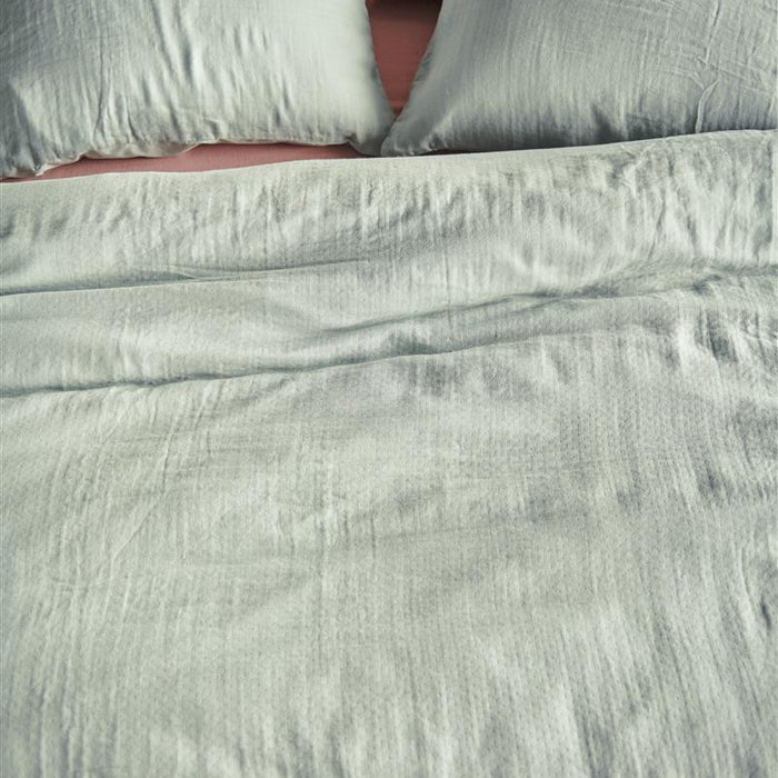 At Home Dekbedovertrek Mousseline Katoen Optimism - blue grey