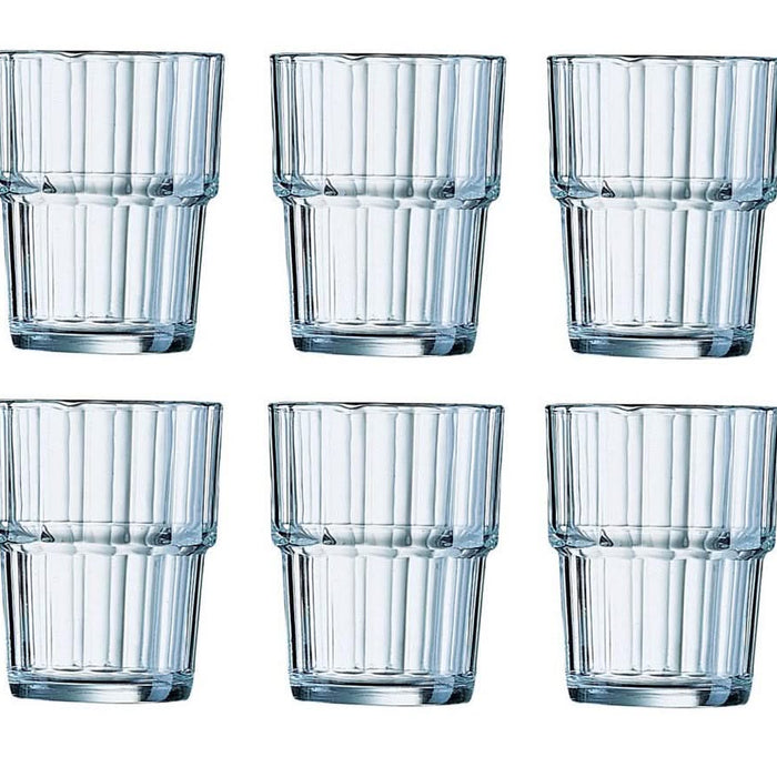 Arcoroc Tumbler Norvege - Gehard Glas - 200 ml - 6 stuks