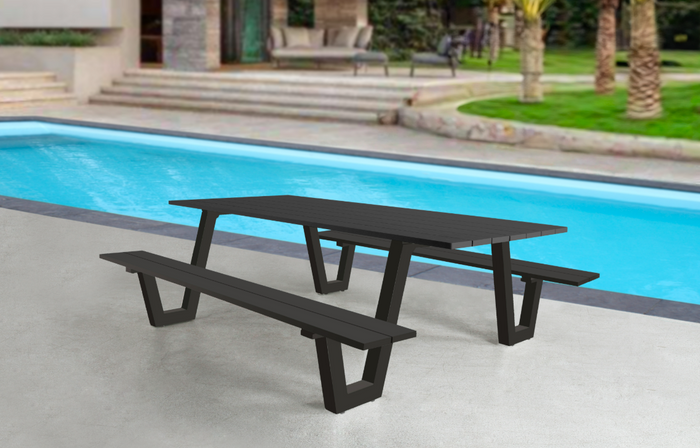 Sens-Line - London Picknickbank - 180cm - Aluminium