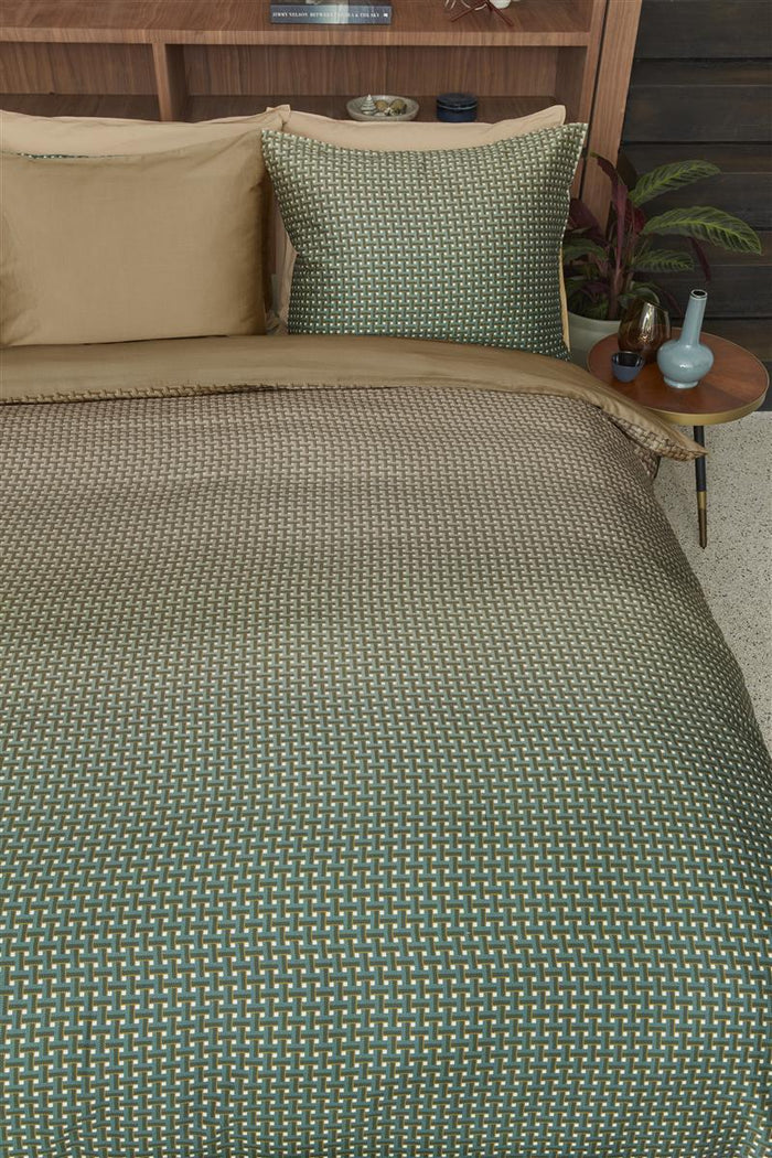 Beddinghouse Alvaro  dekbedovertrek - 240x200|220 - Groen