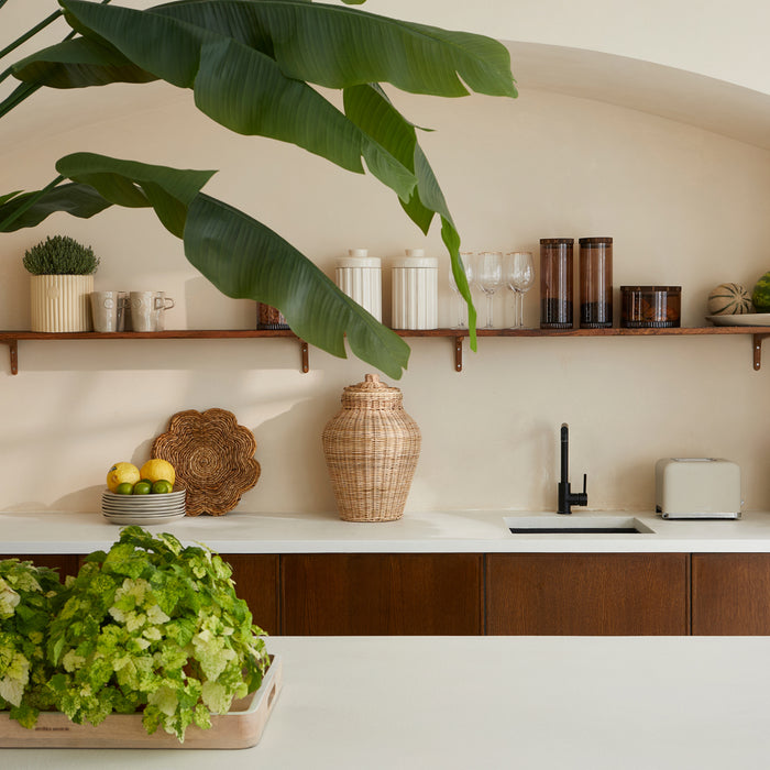 Riviera Maison Voorraadpot met deksel Transparant - Sardis Opbergpot