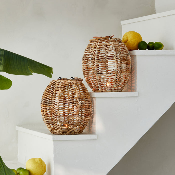 Riviera Maison Windlicht Naturel - Harvey Kaarsenhouder groot