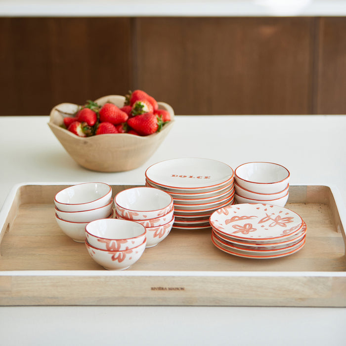 Riviera Maison Dipschaaltjes Rood - Bella Dolce Schaaltje