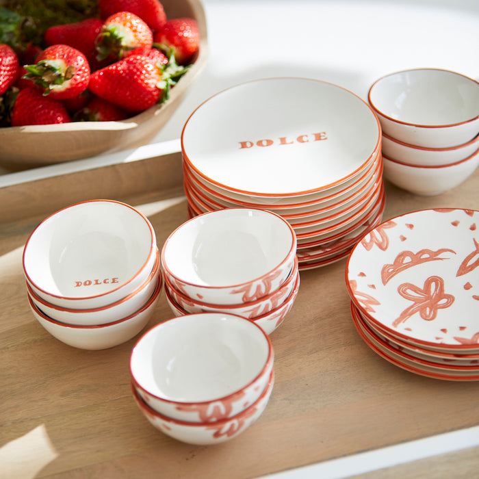 Riviera Maison Dipschaaltjes Rood - Bella Dolce Schaaltje