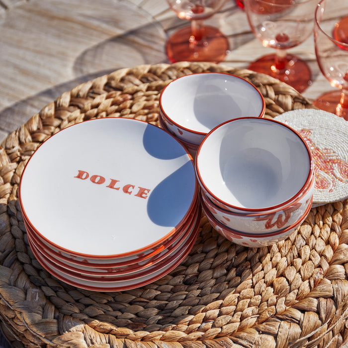 Riviera Maison Dipschaaltjes Rood - Bella Dolce Schaaltje