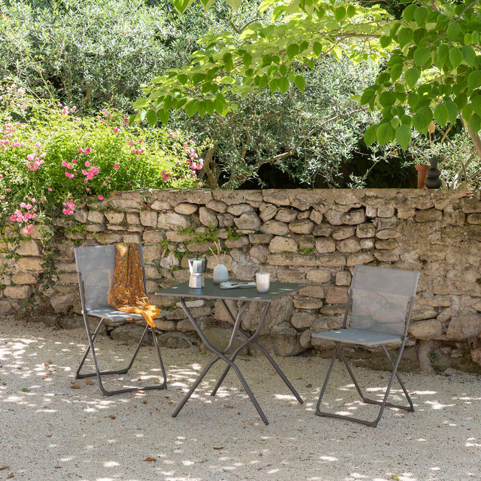 Lafuma Balcony II Inklapbare Tuintafel B 64 cm - Titane