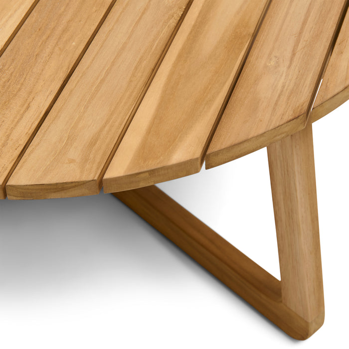 Riviera Maison Bijzettafel buiten  - Lovina Dia 80 - Bruin