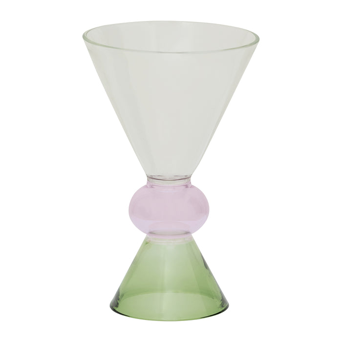 Urban Nature Culture Wijnglas Ayo - Transparant/Pale Green - 2st.