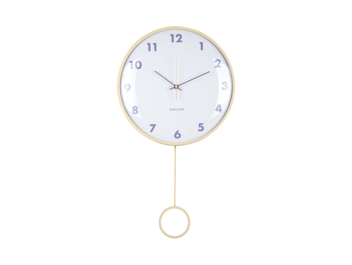 Karlsson - Wall Clock Cheeky Dome Pendulum