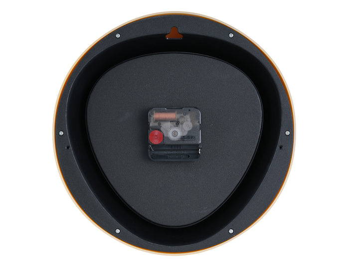 Karlsson Wandklok Funky Vibes - Heldergeel - 4.4x25.5x25.5cm