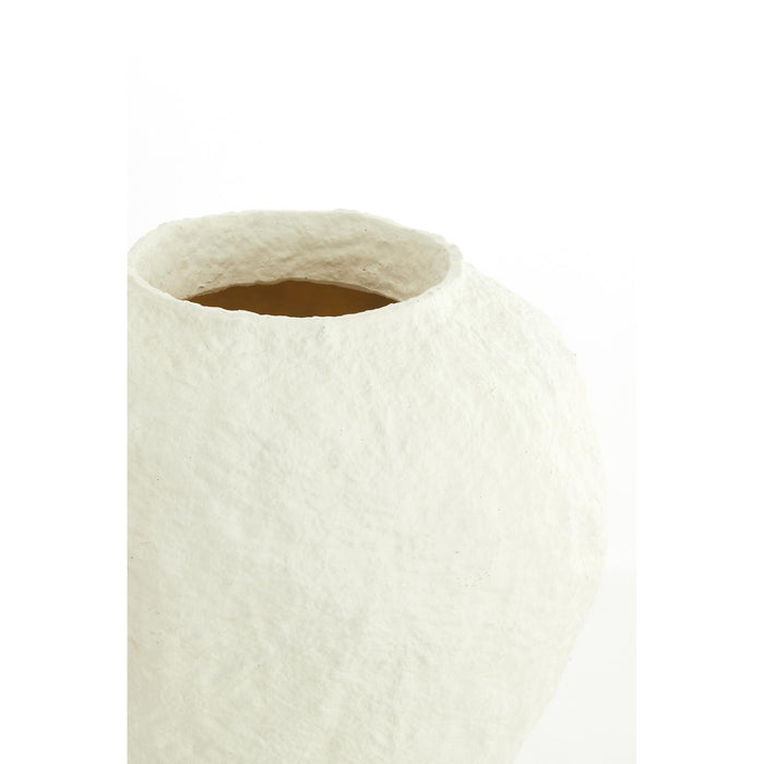 Light & Living Vaas Pantoja - Mat Crème - Ø45cm