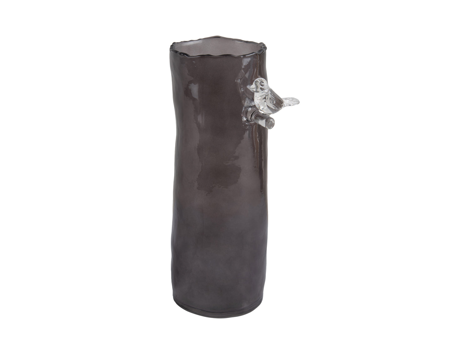 present time - Vase Bird On Branch Large