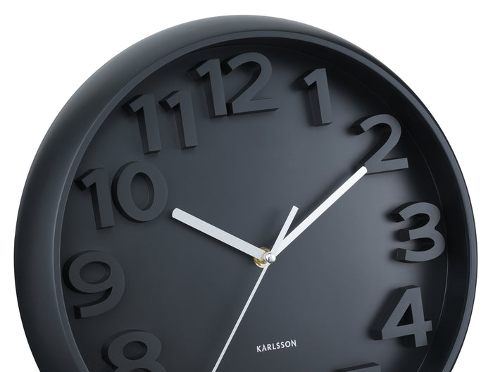 Karlsson - Wall Clock Elevated Classic Numbers