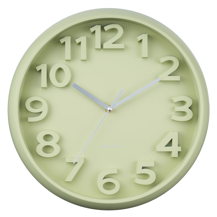 Karlsson - Wall Clock Elevated Classic Numbers