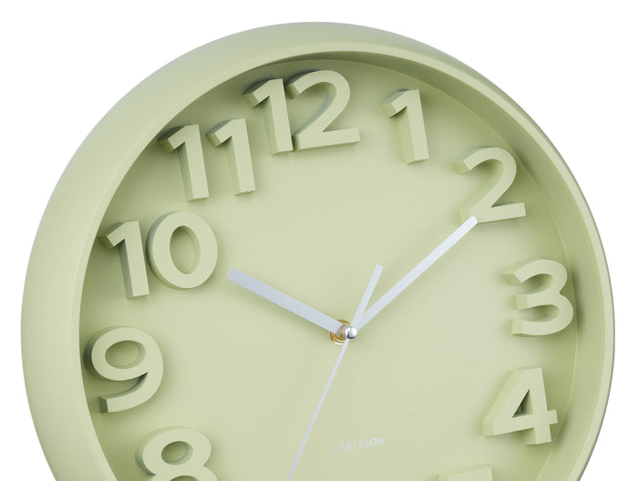 Karlsson - Wall Clock Elevated Classic Numbers
