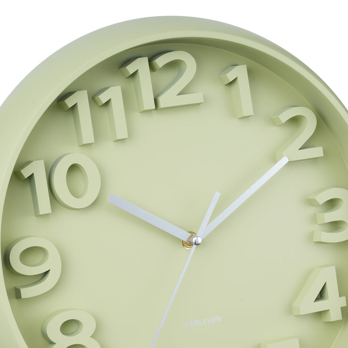 Karlsson - Wall Clock Elevated Classic Numbers