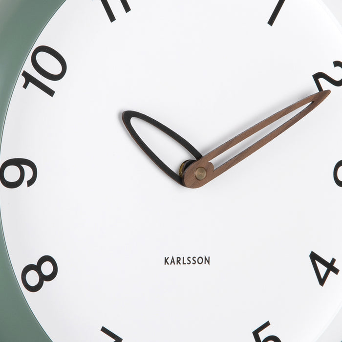 Karlsson Wandklok Bella - Jungle groen - 4.2x30x30cm