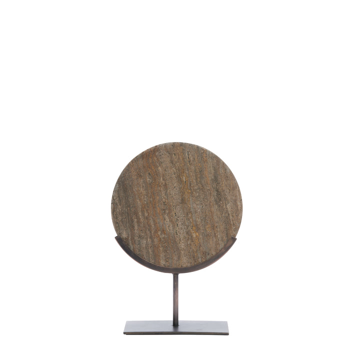 Light&living Ornament op voet 25,5x10x38,5 cm MORENO dnkr bruin tra...