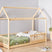 Beliani - COSSAYE - Kinderbed - Lichtbruin - 90 x 200 cm - Grenenhout