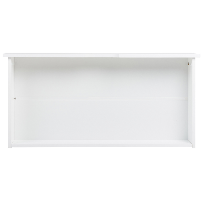 Beliani - CRONAT - Opberglades voor bed - Wit - Grenenhout