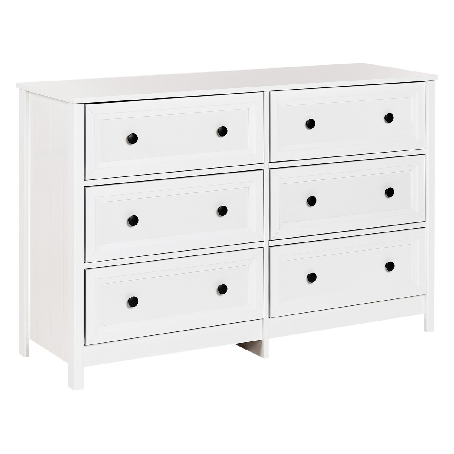 Beliani - HAZELVALE - Ladekast 6 lades - Wit - Vezelplaat