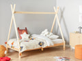Beliani - DEVAY - Kinderbed - Lichtbruin - 90 x 200 cm - Grenenhout