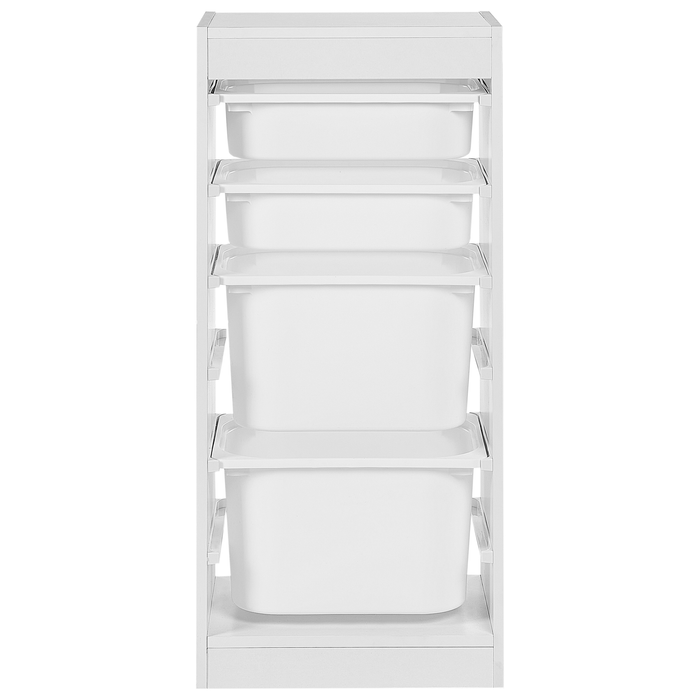 Beliani - TOBIN - Kast met 4 lades - Wit - Vezelplaat
