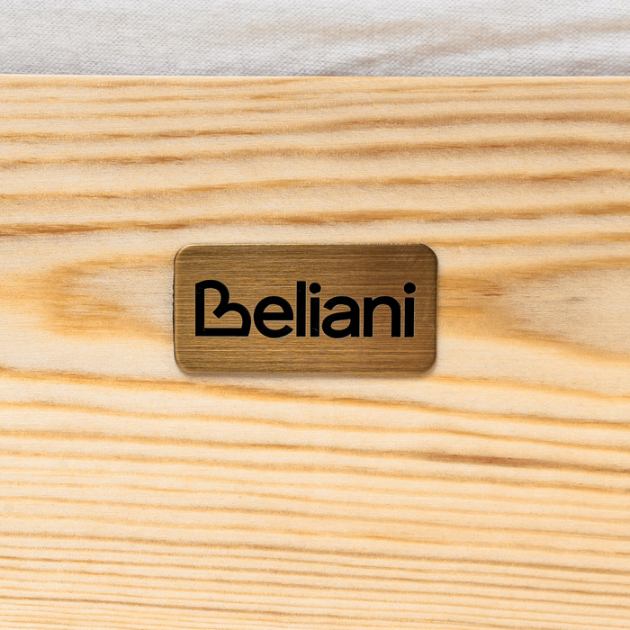 Beliani - DEVAY - Kinderbed - Lichtbruin - 90 x 200 cm - Grenenhout