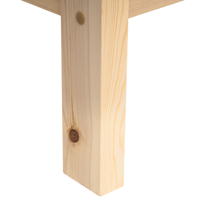 Beliani - DEVAY - Kinderbed - Lichtbruin - 90 x 200 cm - Grenenhout