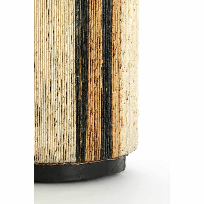 Light & Living Poef Yuturi - Crème - Ø40cm