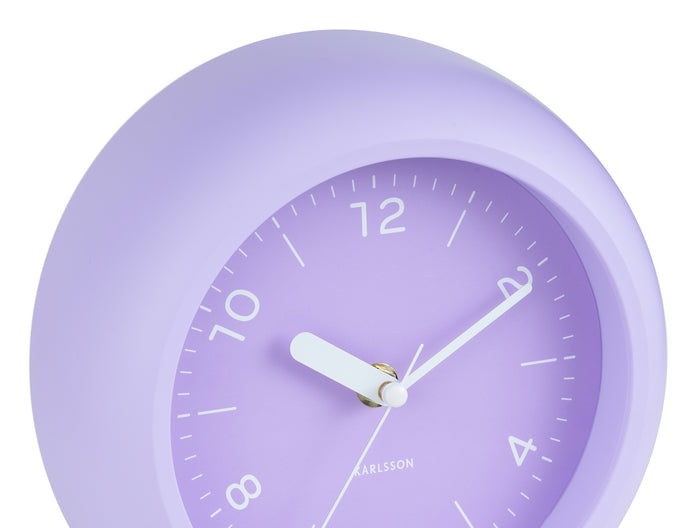 Karlsson Wandklok Slope - Zachtpaars - Ø20cm