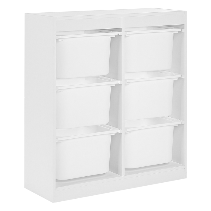 Beliani - TOBIN - Kast met 6 lades - Wit - Vezelplaat