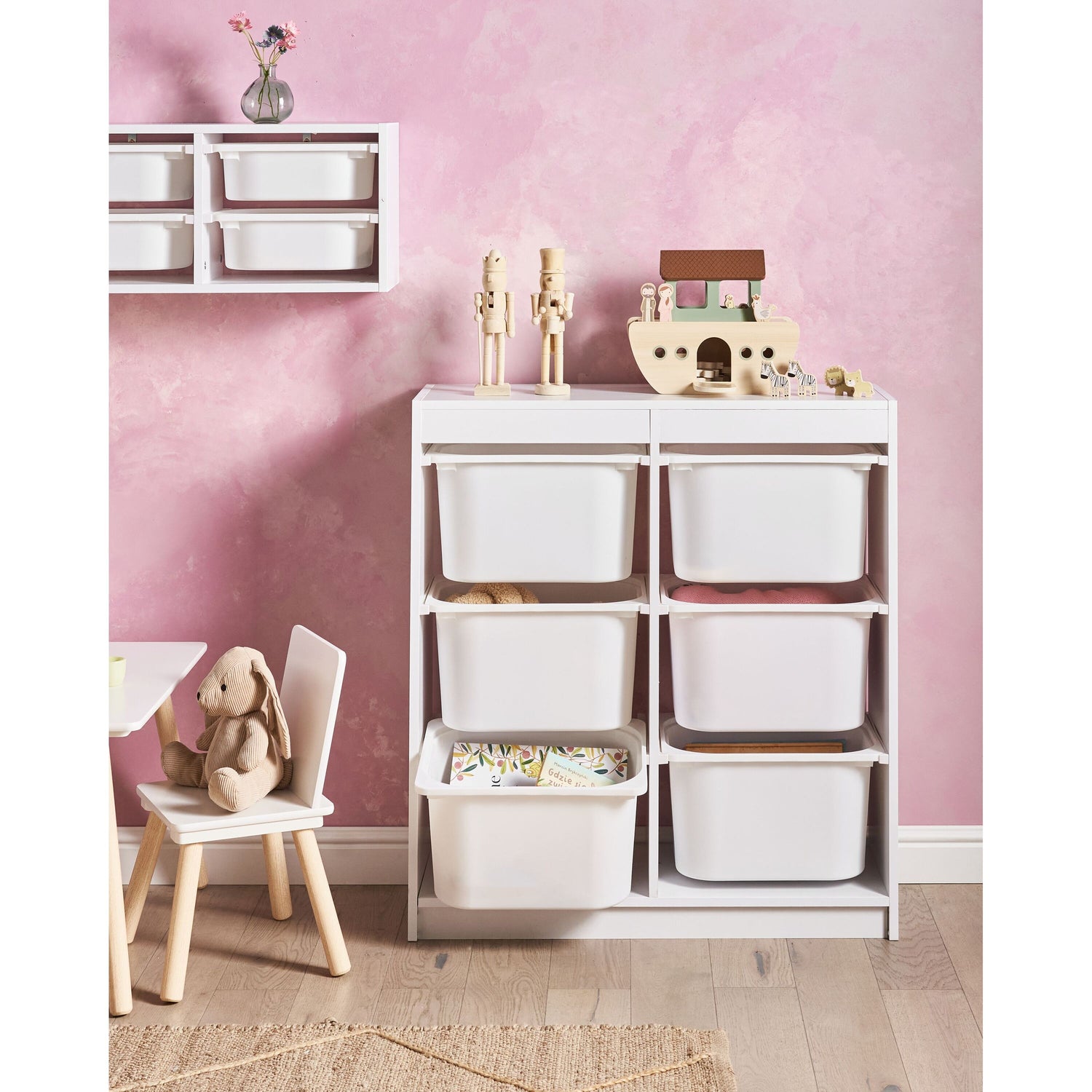 Beliani - TOBIN - Kast met 6 lades - Wit - Vezelplaat