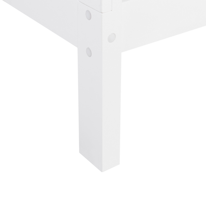 Beliani - DEVAY - Kinderbed - Wit - 90 x 200 cm - Grenenhout