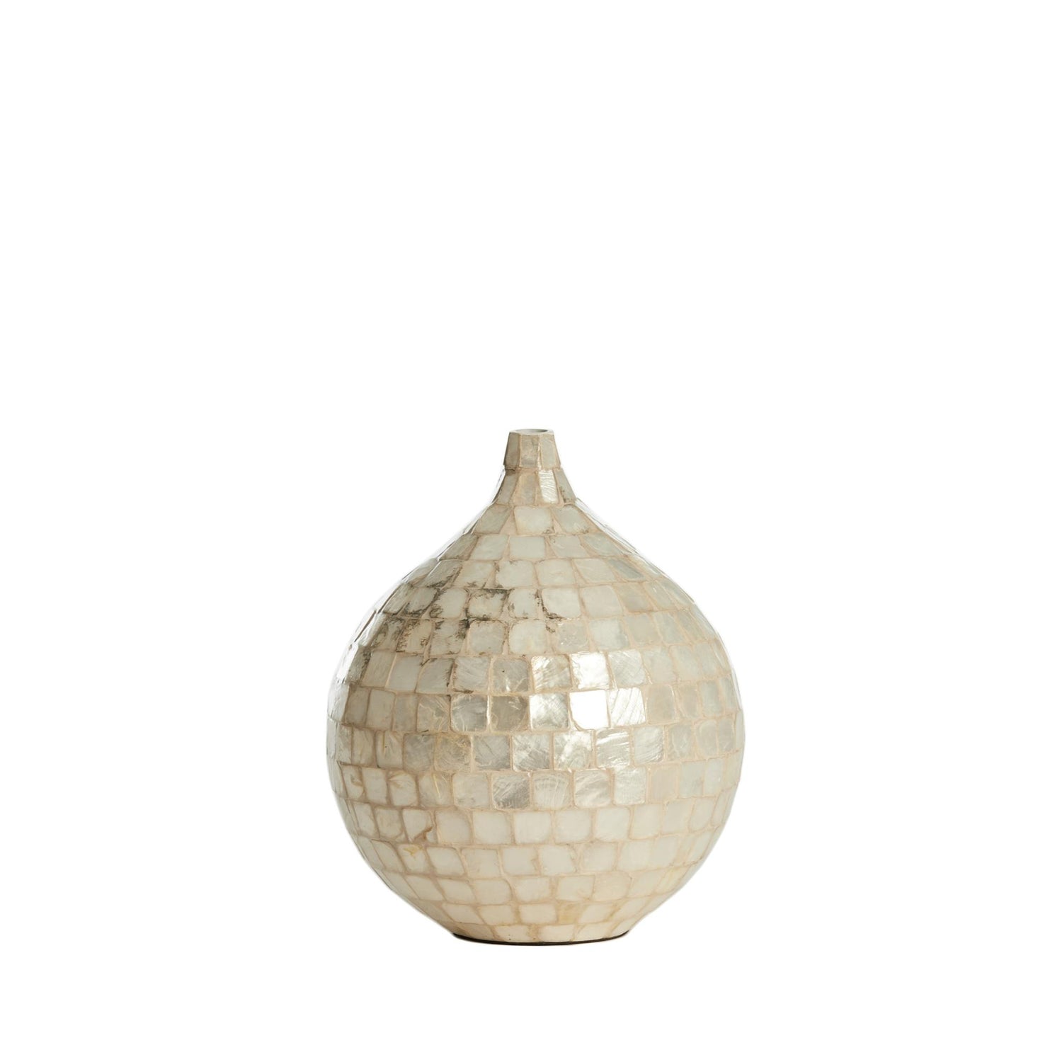 Light & Living Vaas Elorza - Crème - Ø22cm