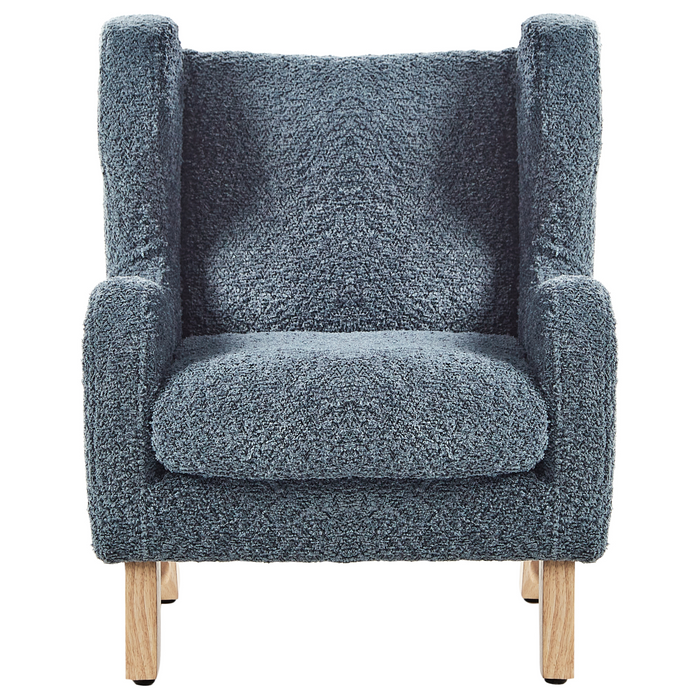 Beliani - FARUM - Kinderfauteuil - Donkerblauw - Bouclé