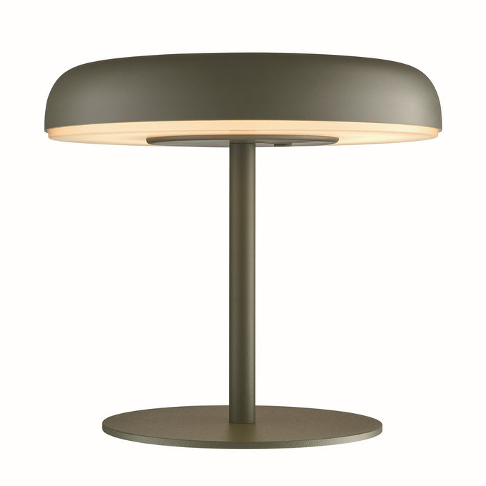 Nordlux Elmer Solar Tafellamp - Olijfgroen