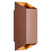 Nordlux Nico Wandlamp - Square H 23,5 cm - Rusty