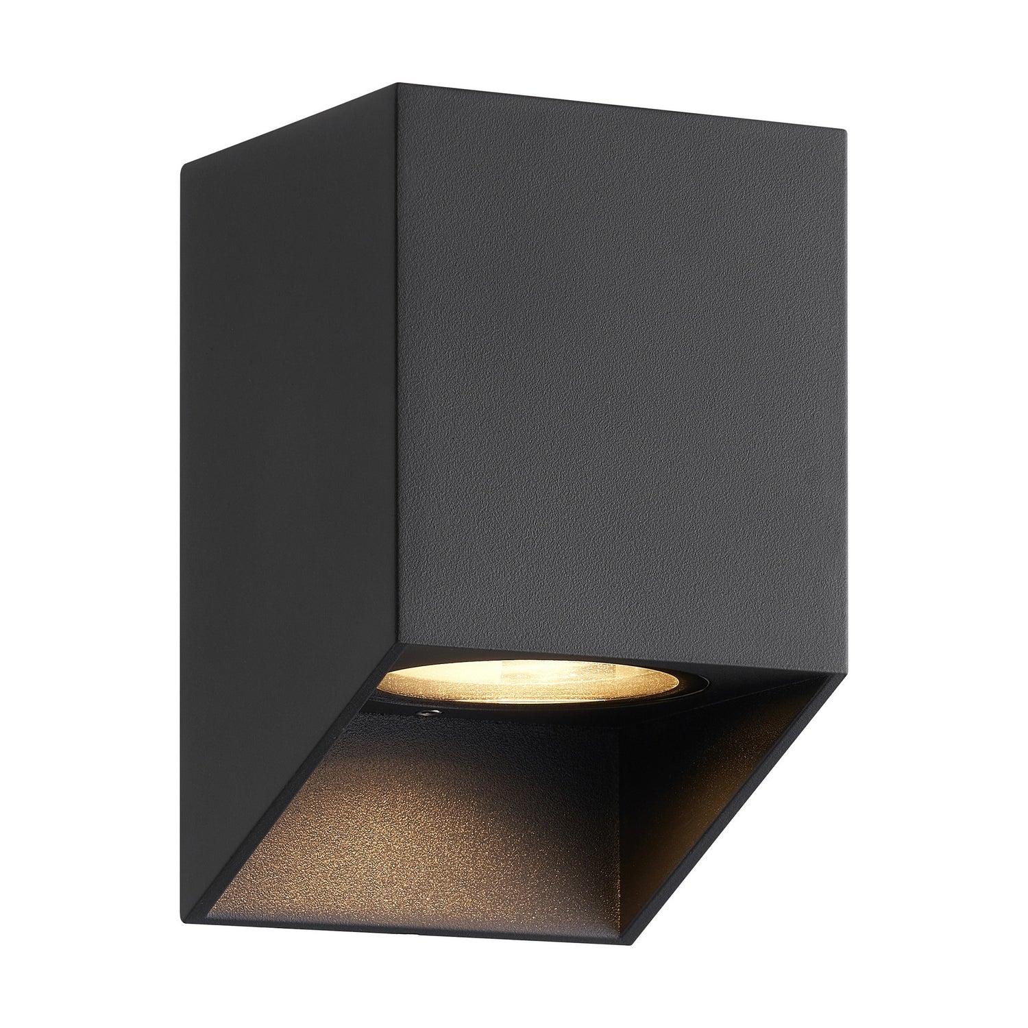 Nordlux Nico Wandlamp - Square H 12 cm - Zwart