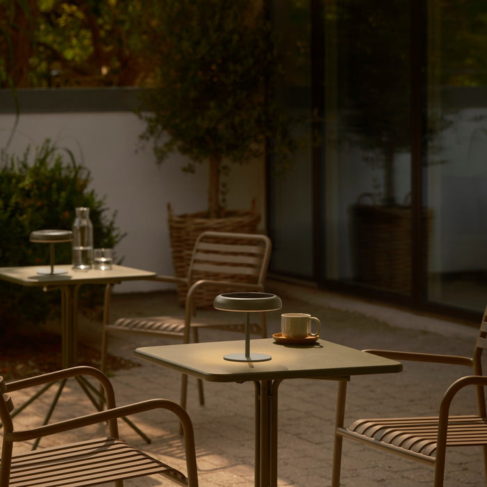 Nordlux Elmer Solar Tafellamp - Olijfgroen