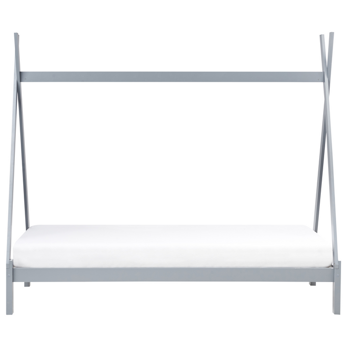 Beliani - DEVAY - Kinderbed - Grijs - 90 x 200 cm - Grenenhout