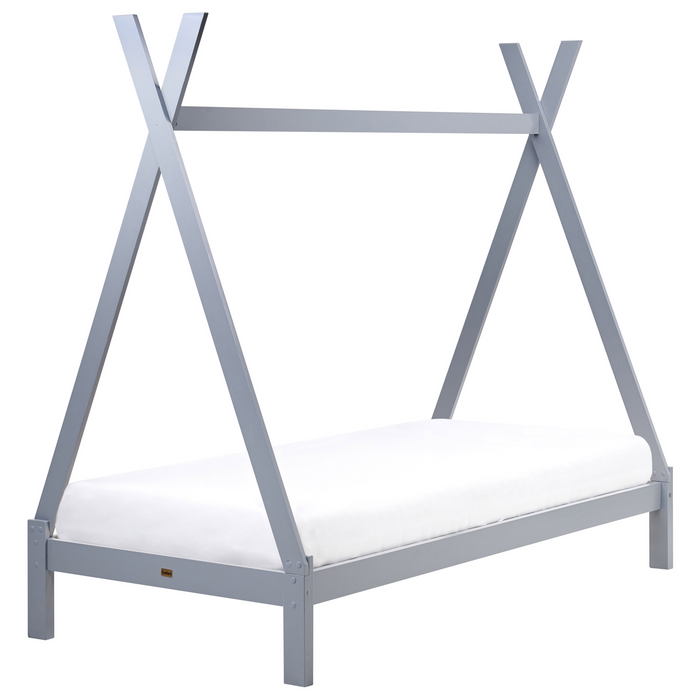 Beliani - DEVAY - Kinderbed - Grijs - 90 x 200 cm - Grenenhout