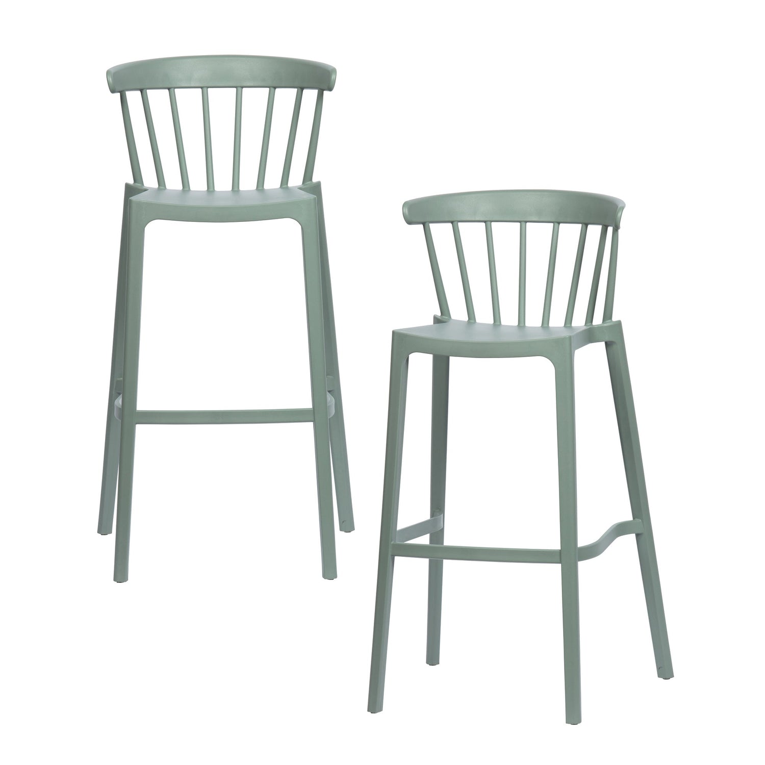 BLISS BARSTOEL KUNSTSTOF JADEGROEN