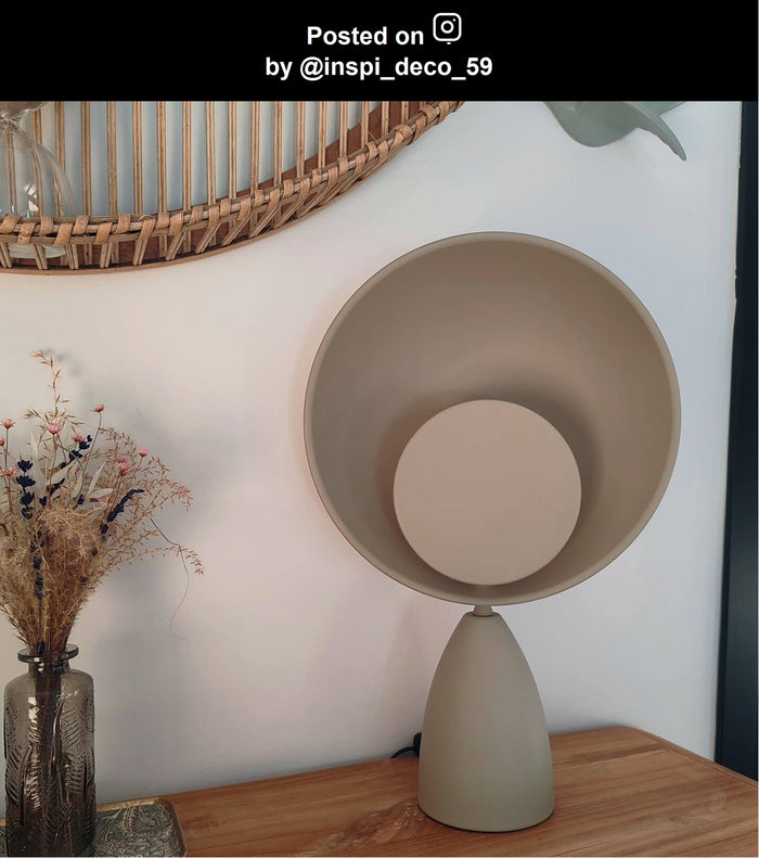 Lucide CASTAMAR Tafellamp - Taupe