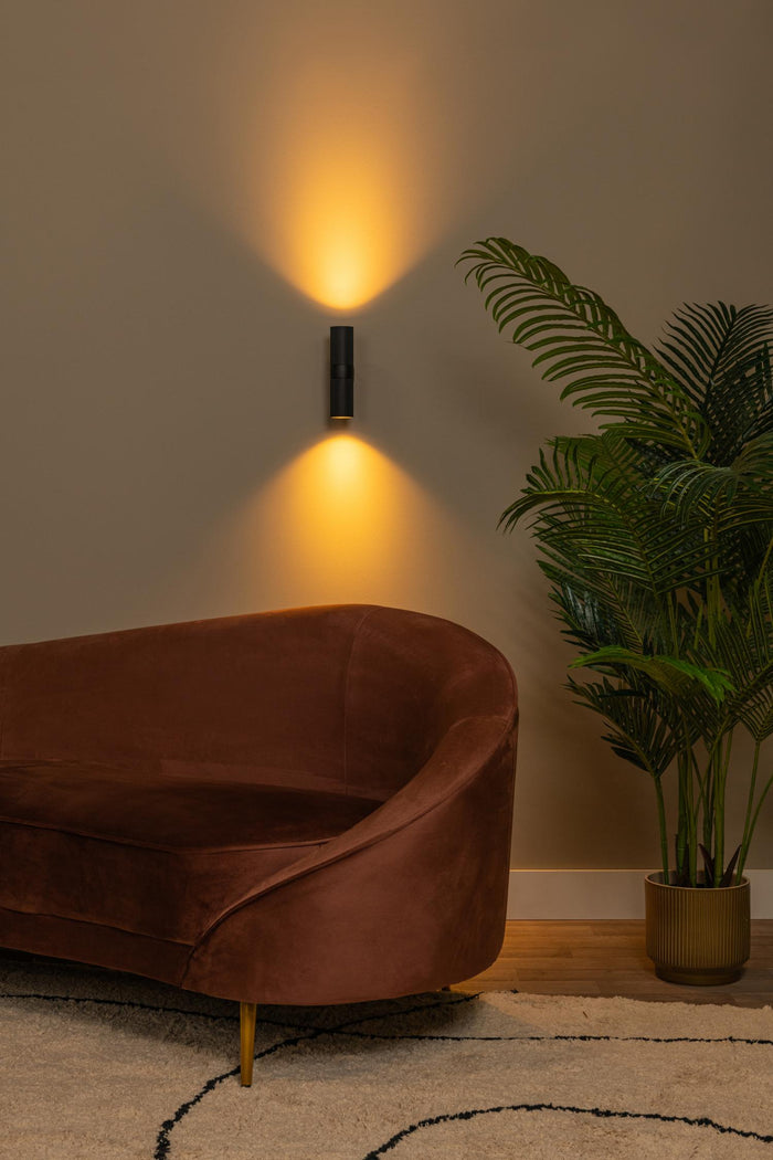 Lucide CLUBS Wandspot - Zwart