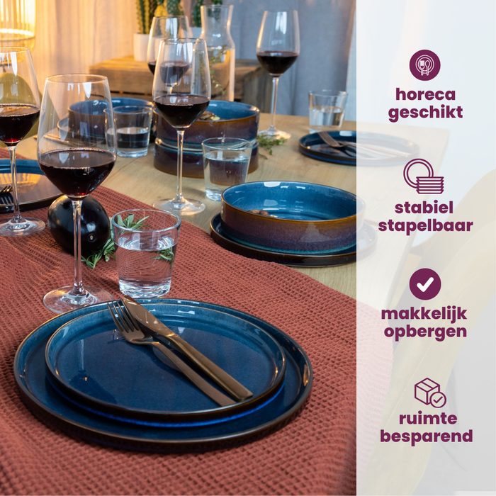 Cosy & Trendy Pizzabord | Onderbord Quintana Blue ø 33 cm